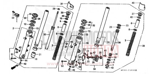 GABEL, VORNE ST1100AP de 1993